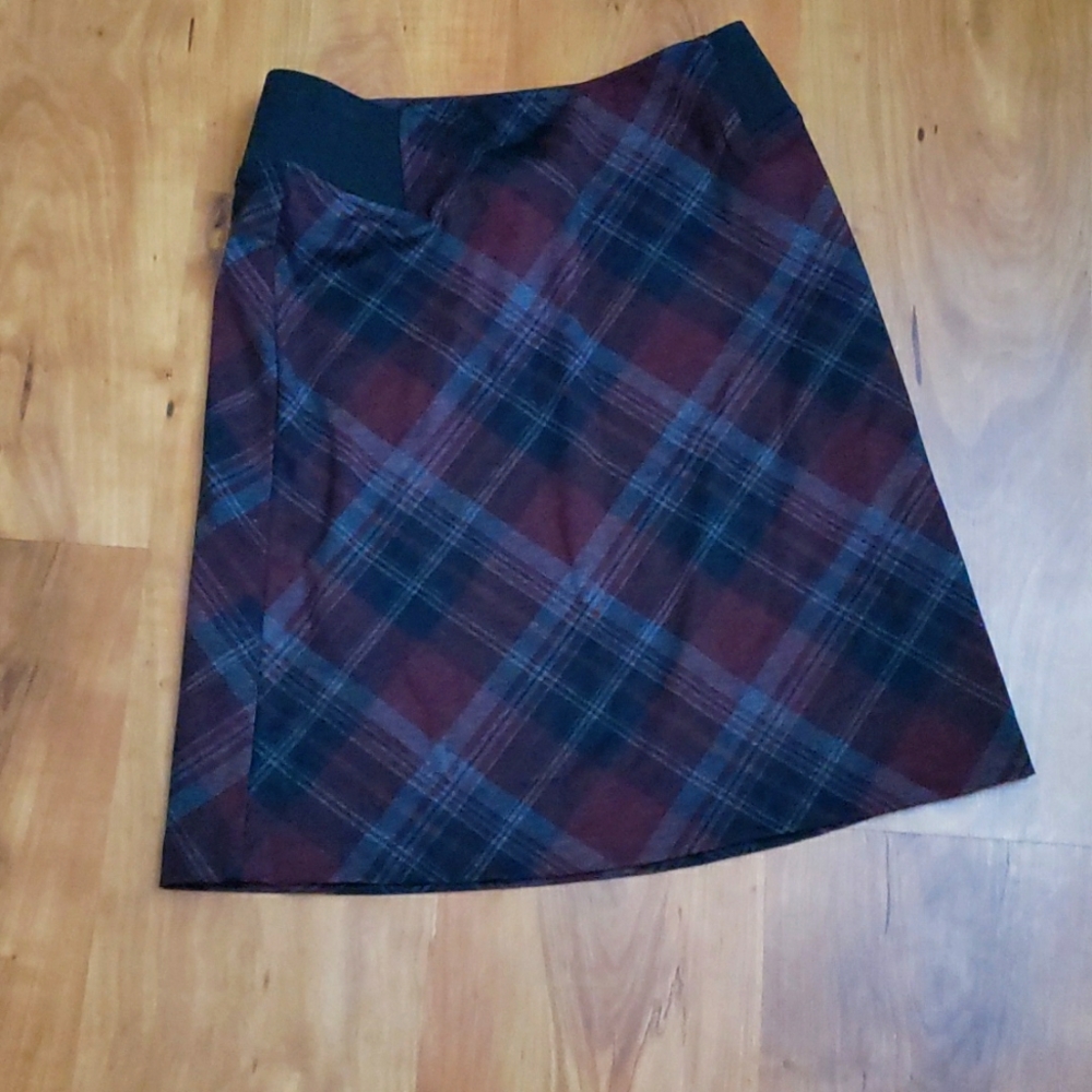Plaid mini skirt